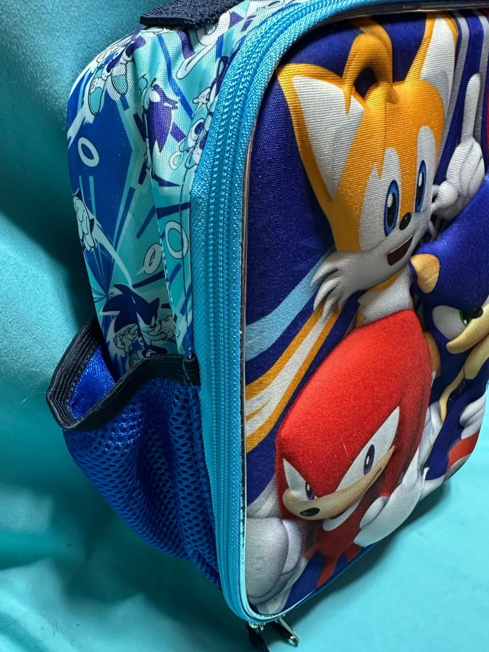 Sonic the Hedgehog- Featuring Sonic, Tales, and Knuckles Kids Lunch Bag